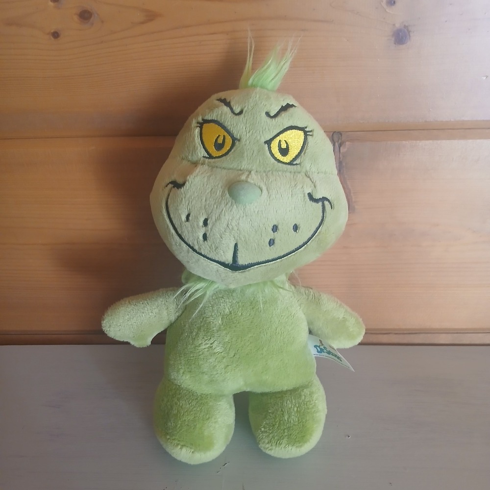 Dr. Seuss 9" Baby Grinch Who Stole Christmas Plush Aurora‎ Stuffed D2